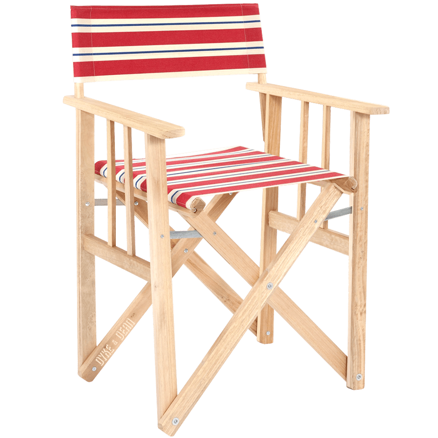 CLASSIC DIRECTOR CHAIR STRIPED COLOURS - DYKE & DEAN