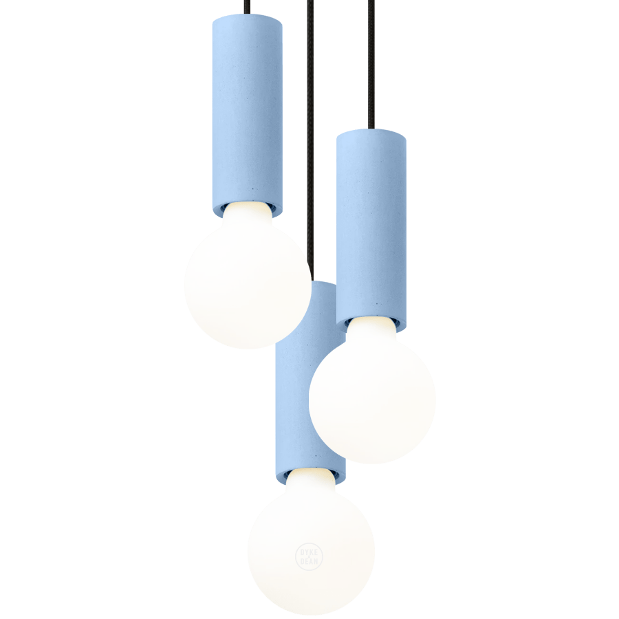 CONCRETE BATON PENDANT TRIO - DYKE & DEAN