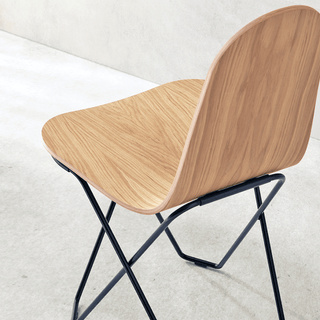 CUERO CACTUS WOODEN DINING CHAIR - DYKE & DEAN