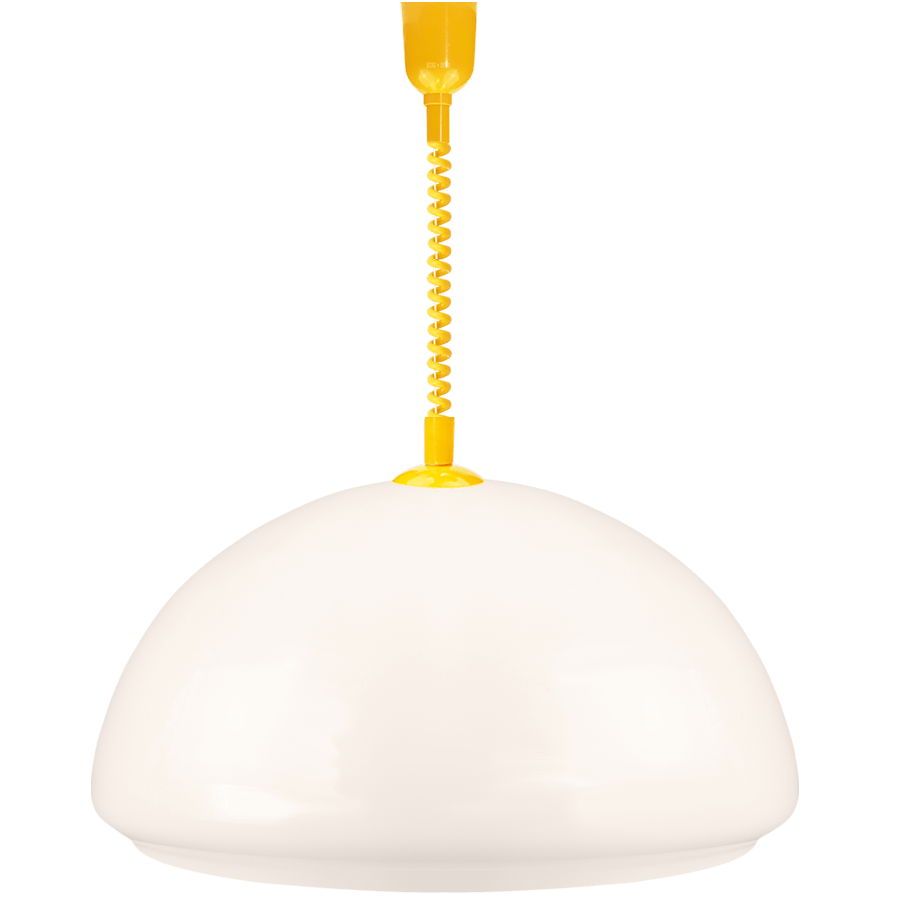 DOME OPALINE RETRACTABLE CORD LIGHT LARGE - DYKE & DEAN