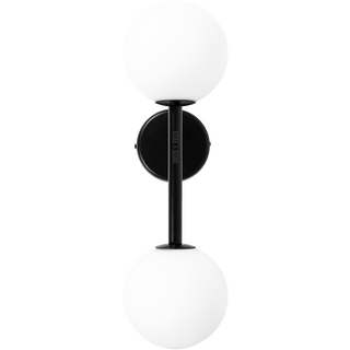 DOUBLE LANTERN GLOBE ROD WALL LIGHT - DYKE & DEAN