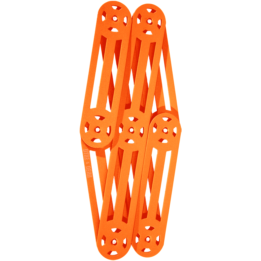 FRENCH FOLDING TRIVET ORANGE - DYKE & DEAN