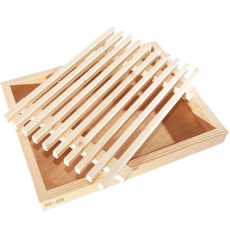 FRENCH PINEWOOD BREAD CHOPPING BOARD - DYKE & DEAN