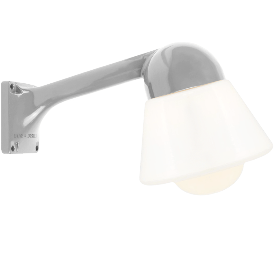 GREY WALL ARM WATERPROOF LAMPS - DYKE & DEAN