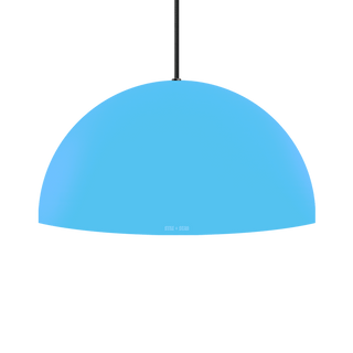 HEMISPHERE DOME PENDANT LIGHT BESPOKE COLOUR 300MM - DYKE & DEAN