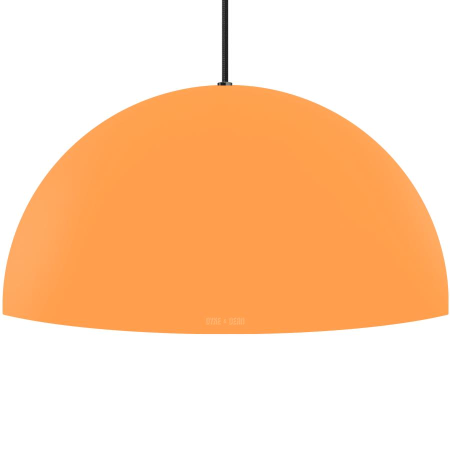 HEMISPHERE DOME PENDANT LIGHT BESPOKE COLOUR 600MM - DYKE & DEAN