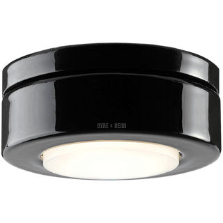 IFO ELECTRIC PORCELAIN SHORT SPOT LIGHT BLACK IP23 - DYKE & DEAN