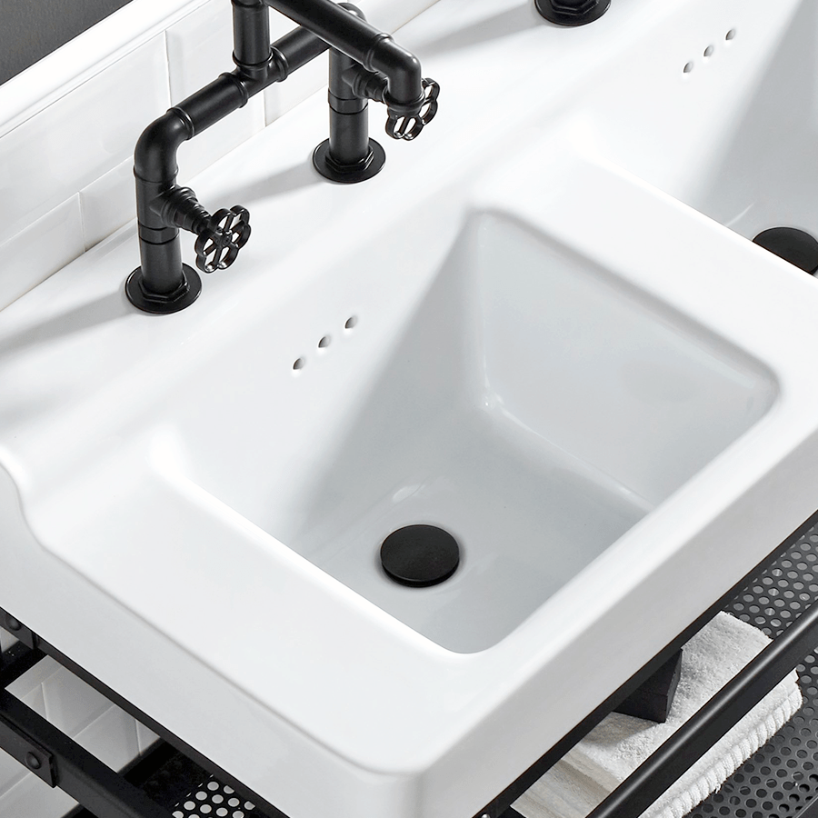 INDUSTRIALIS CERAMIC WALL & COUNTER SINK MEDIUM - DYKE & DEAN