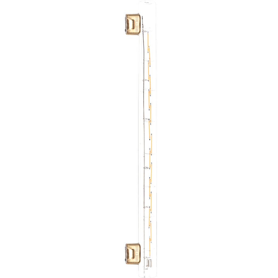 LED FILAMENT GLASS DOUBLE TUBE PEG BULB 12W 500MM - DYKE & DEAN