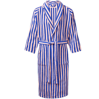 NARAM BATH ROBES DAZZLING BLUE & ROSE - DYKE & DEAN