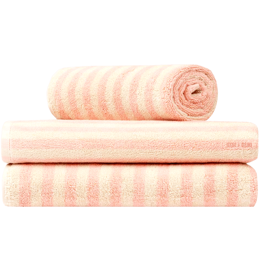 NARAM BATH TOWEL TROPICAL & CREME BATH TOWEL - DYKE & DEAN