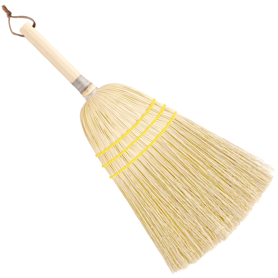 NATURAL CORN STRAW HAND BROOM - DYKE & DEAN