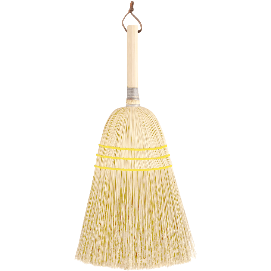 NATURAL CORN STRAW HAND BROOM - DYKE & DEAN