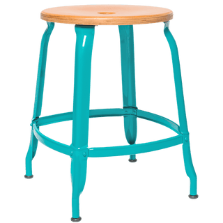 NICOLLE STOOL WOODEN SEAT 45cm - DYKE & DEAN