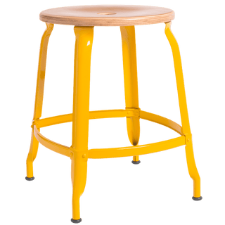 NICOLLE STOOL WOODEN SEAT 45cm - DYKE & DEAN