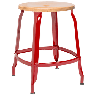 NICOLLE STOOL WOODEN SEAT 45cm - DYKE & DEAN