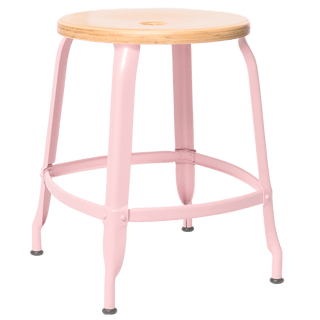 NICOLLE STOOL WOODEN SEAT 45cm - DYKE & DEAN