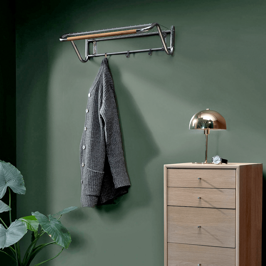 OAK BAR HAT RACK - DYKE & DEAN