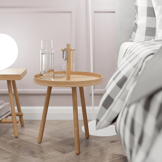 PICK ME UP SIDE TABLE NATURAL OAK - DYKE & DEAN