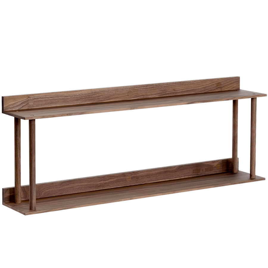 PLATFORM 2 WALL SHELF WALNUT - DYKE & DEAN