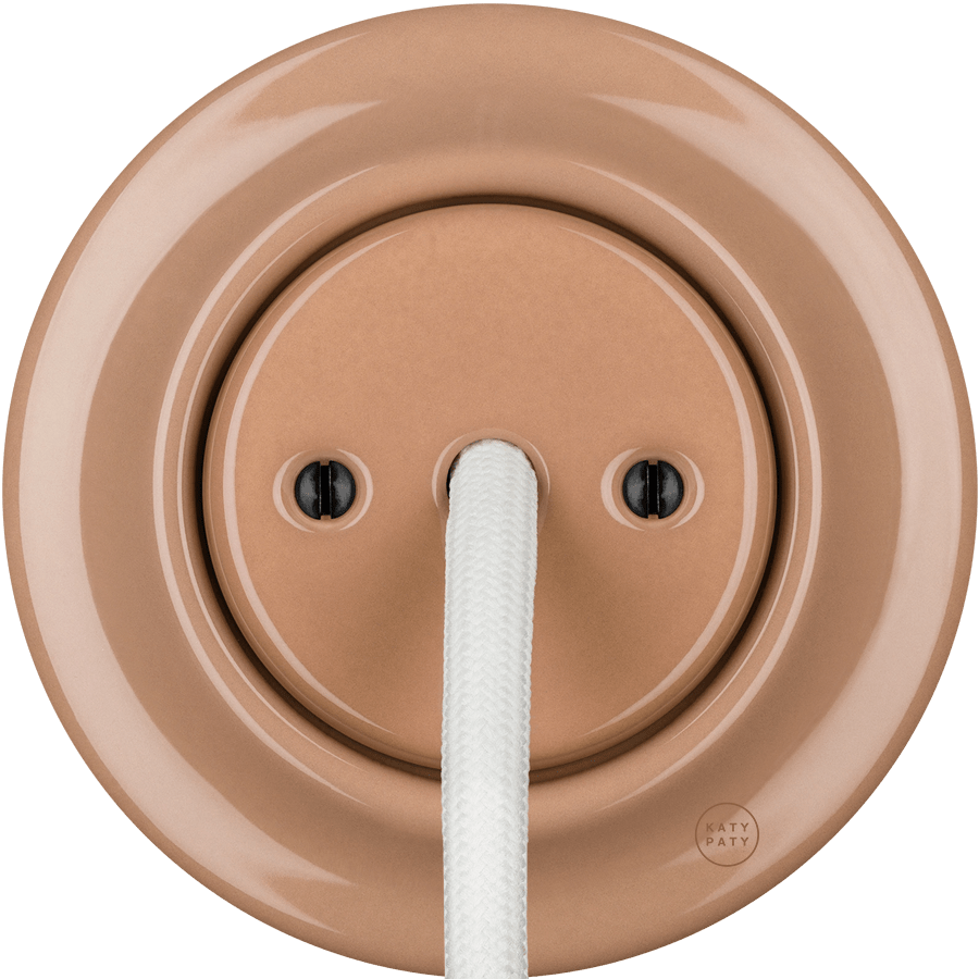 PORCELAIN WALL CABLE GLAND SOCKET DERMA - DYKE & DEAN