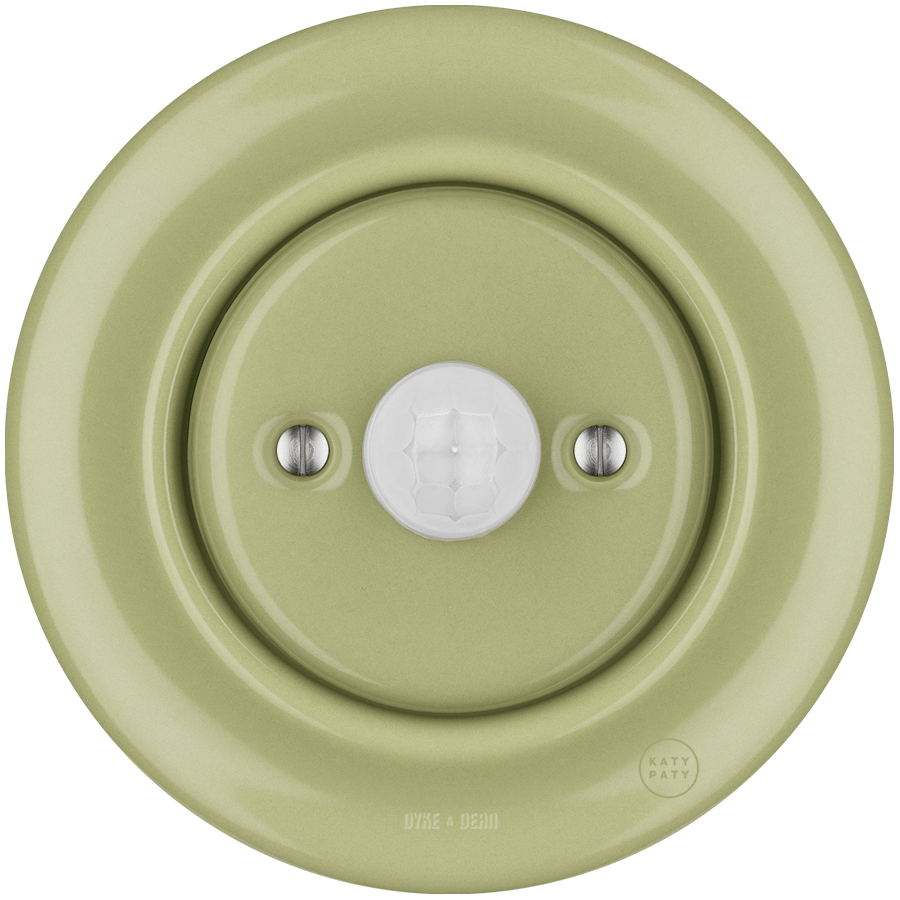 PORCELAIN WALL CABLE MOTION SENSOR MOSS GREEN - DYKE & DEAN