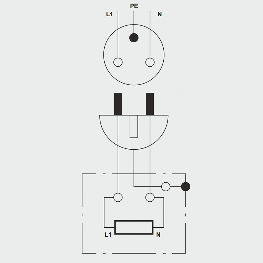 PORCELAIN WALL SOCKET BRONZE UK - DYKE & DEAN