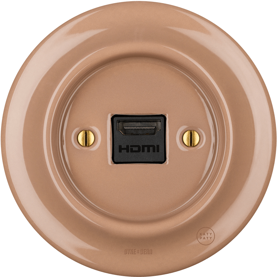 PORCELAIN WALL SOCKET DERMA HDMI - DYKE & DEAN