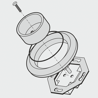 PORCELAIN WALL SOCKET SAND - DYKE & DEAN