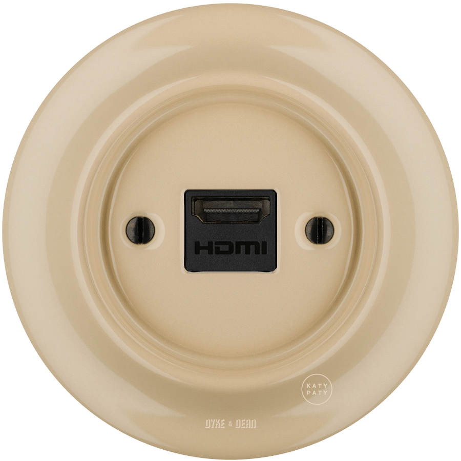 PORCELAIN WALL SOCKET SAND HDMI - DYKE & DEAN