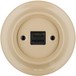 PORCELAIN WALL SOCKET SAND HDMI - DYKE & DEAN