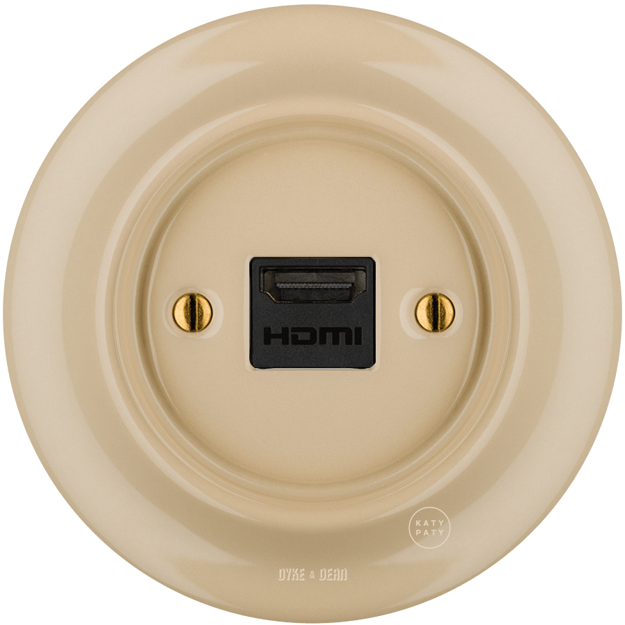 PORCELAIN WALL SOCKET SAND HDMI - DYKE & DEAN