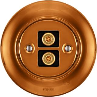 PORCELAIN WALL SPEAKER SOCKET BRONZE - DYKE & DEAN