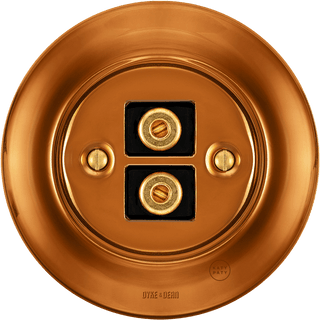 PORCELAIN WALL SPEAKER SOCKET BRONZE - DYKE & DEAN