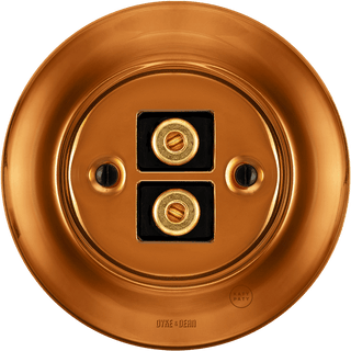 PORCELAIN WALL SPEAKER SOCKET BRONZE - DYKE & DEAN