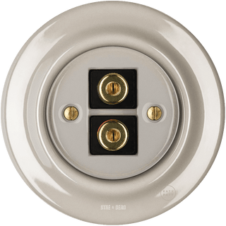 PORCELAIN WALL SPEAKER SOCKET CAPPUCCINO - DYKE & DEAN