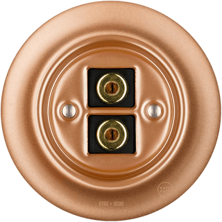 PORCELAIN WALL SPEAKER SOCKET COPPER - DYKE & DEAN