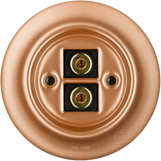 PORCELAIN WALL SPEAKER SOCKET COPPER - DYKE & DEAN