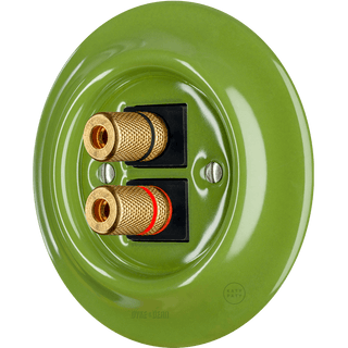 PORCELAIN WALL SPEAKER SOCKET GREEN - DYKE & DEAN