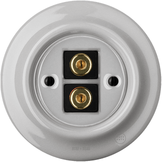 PORCELAIN WALL SPEAKER SOCKET GREY - DYKE & DEAN