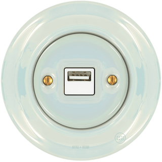 PORCELAIN WALL USB CHARGER CONCHA - DYKE & DEAN