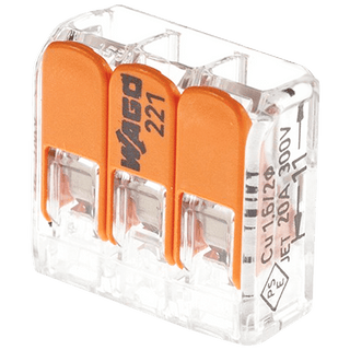 WAGO 221 TERMINAL BLOCK 3 CONNECTOR - DYKE & DEAN