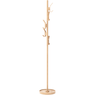 WIREWORKS OAK COAT STAND - DYKE & DEAN