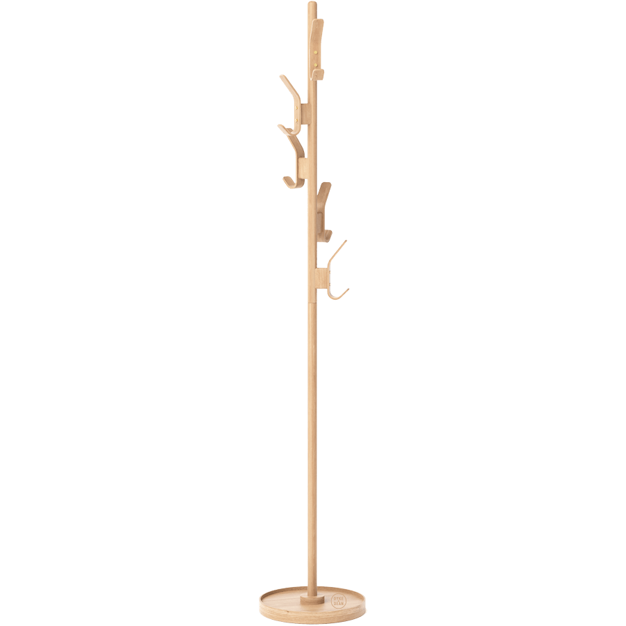 WIREWORKS OAK COAT STAND - DYKE & DEAN